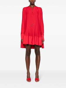 Lanvin Geplooide mini-jurk - Rood