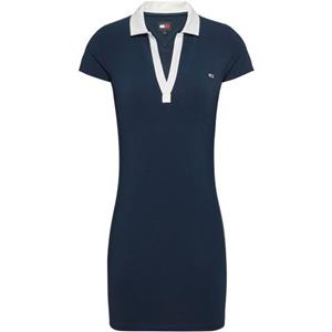 Tommy Jeans Polokleid "TJW CONTRAST V POLO DRESS"