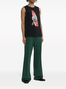 JW Anderson Tanktop met grafische print - Zwart