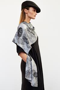 Elsewhere Fashion Print - Slate - Finger Print Scarf -  - 24PS