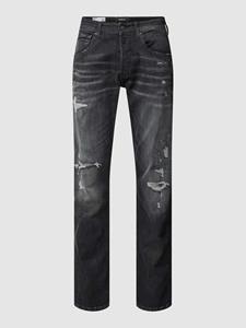 Replay Straight fit jeans in used-look, model 'Grover'