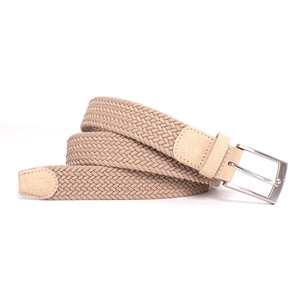 Tresanti Atri | braided elastic, leather parts | taupe