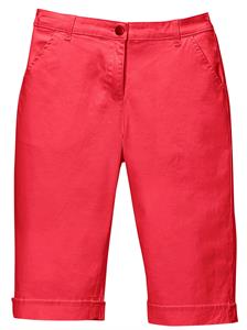 Jeansbermuda in rood van heine