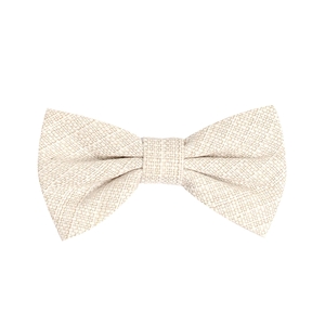 Tresanti Catena | bowtie with structured fabric | ivory