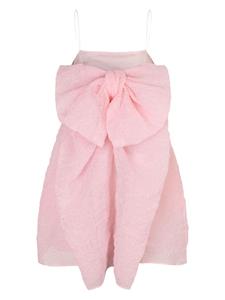 Cecilie Bahnsen Mini-jurk met strik - Roze