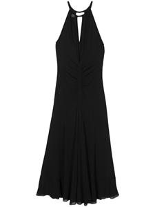 TWINSET Midi-jurk met keyhole - Zwart