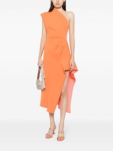 Acler Asymmetrische midi-jurk - Oranje