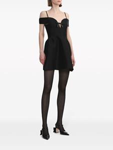 SHUSHU/TONG Asymmetrische mini-jurk - Zwart