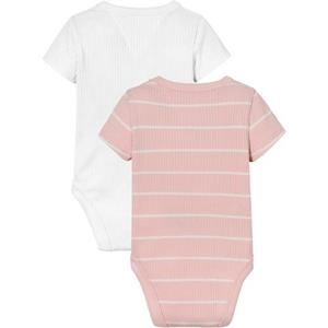 Tommy Hilfiger Kurzarmbody "BABY RIB BODY 2 PACK GIFTBOX", (Packung, 2 tlg., 2er-Pack)