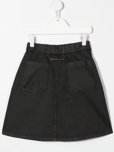 MM6 Maison Margiela Kids Rok met geborduurd logo - Grijs