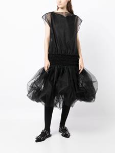Molly Goddard Tulen jurk - Zwart