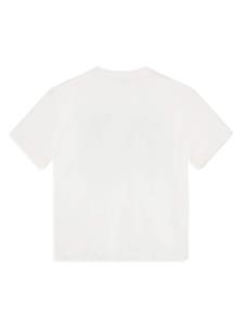 Lacoste logo-print cotton T-shirt - Wit
