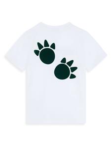 Lacoste graphic-print organic-cotton T-shirt - Wit