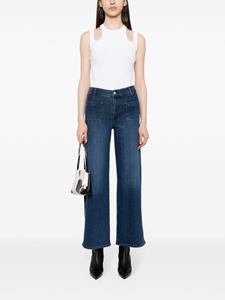 FRAME Le Slim high waist palazzo jeans - Blauw