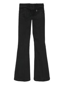 LIU JO mid-rise flared jeans - Zwart