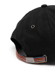 Paul Smith Shadow Stripe baseball cap - Zwart