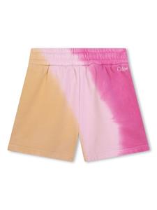 Chloé Kids Shorts met geborduurd logo - Roze