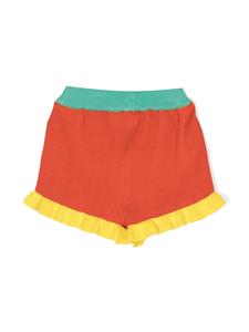 Stella McCartney Kids colour-block cotton shorts - Rood