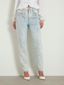 Guess Mom Jeans Met Strass