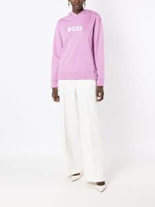 BOSS Hoodie met logoprint - Roze