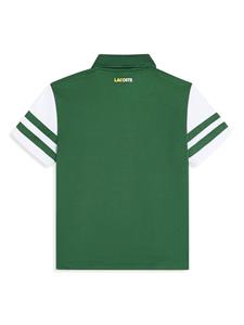 Lacoste contrast-stripe polo shirt - Groen