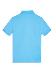 Lacoste crocodile-embroidered piqué polo shirt - Blauw