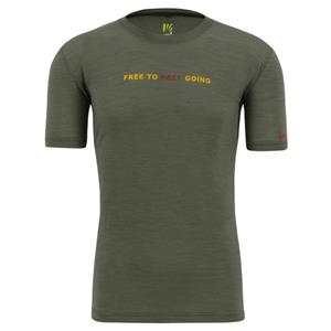 Karpos  Coppolo Merino T-Shirt - Merinoshirt, olijfgroen