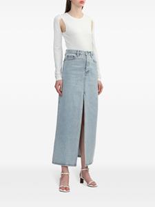 Still Here Denim maxi-rok - Blauw