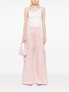 Cynthia Rowley Marbella wide-leg cargo trousers - Roze