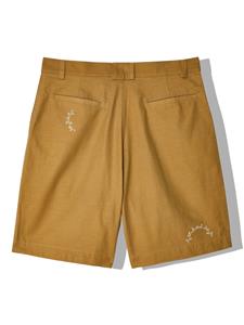 Adish embroidered cargo shorts - Beige