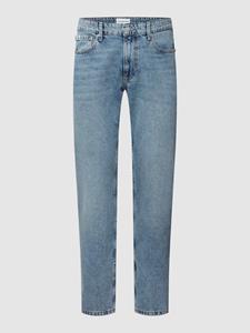 Calvin Klein Jeans Straight fit jeans met labeldetails, model 'AUTHENTIC'
