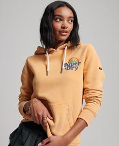 Superdry Vrouwen Vintage Rainbow Hoodie Bruin