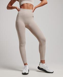 Superdry Sport Strakke Naadloze Core Legging Beige