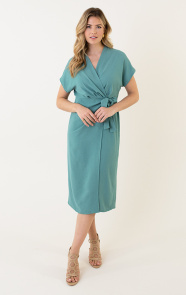 The Musthaves Wrap Dress Monaco Mint