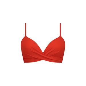 Beachlife Fiery Red Padded Top