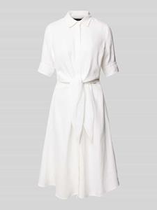 Lauren Ralph Lauren Linnen jurk in midilengte, model 'WAKANA'
