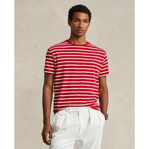 Polo Ralph Lauren Gestreiftes Classic-Fit Jersey-T-Shirt - Red/White - L