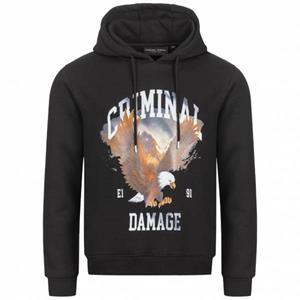 Criminal Damage Eagle Heren Hoody EHBK22