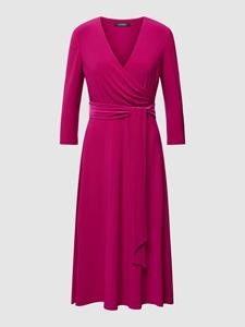 Lauren Ralph Lauren Midi-jurk in wikkellook, model 'CARLYNA'