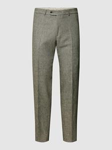 Carl gross Pantalon met fijn geweven motief, model 'Shiver'