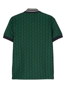 Lacoste logo-patch polo shirt - Groen