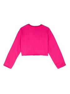 Philosophy Di Lorenzo Serafini Kids Sweater met geborduurd logo - Roze