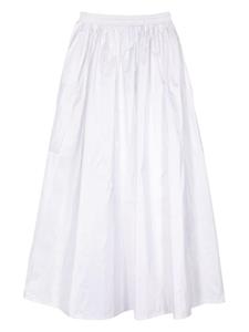 Cynthia Rowley drawstring-waist silk cargo skirt - Wit
