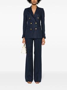 Tagliatore pinstriped double-breasted suit - Blauw