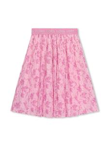 Michael Kors Kids floral-print pleated midi skirt - Roze