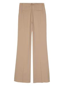 Sportmax Oxalis wool flared trousers - Beige