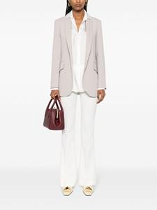Blanca Vita Paola cady flared trousers - Wit