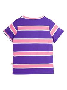 Mini Rodini striped short-sleeve T-shirt - Paars