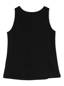 PUCCI Junior logo-print cotton tank top - Zwart