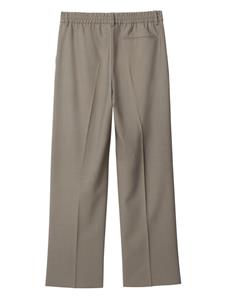 Burberry wide-leg wool trousers - Grijs